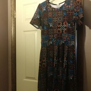 LuLaRoe Amelia dress large